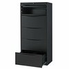 Global Industrial 30W Premium Lateral File Cabinet, 5 Drawer, Black 252468BK
